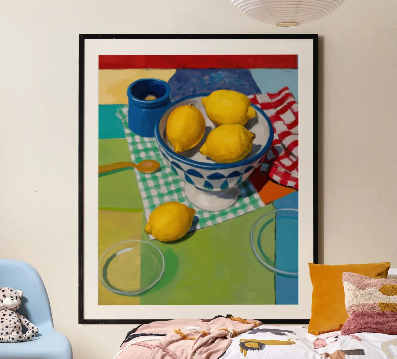 Sole a scacchi zuccherato poster da Nova Glaze
