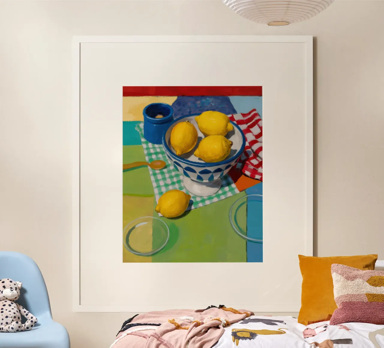 Sole a scacchi zuccherato poster da Nova Glaze