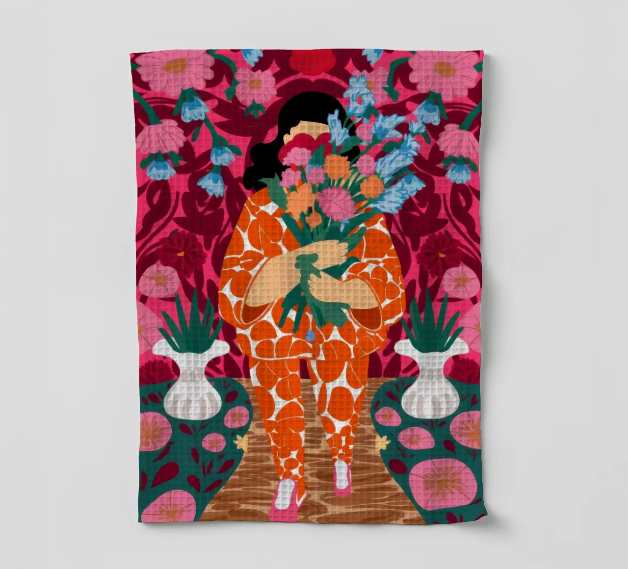 Jungle Pattern Fusion torchon de Bara Suara