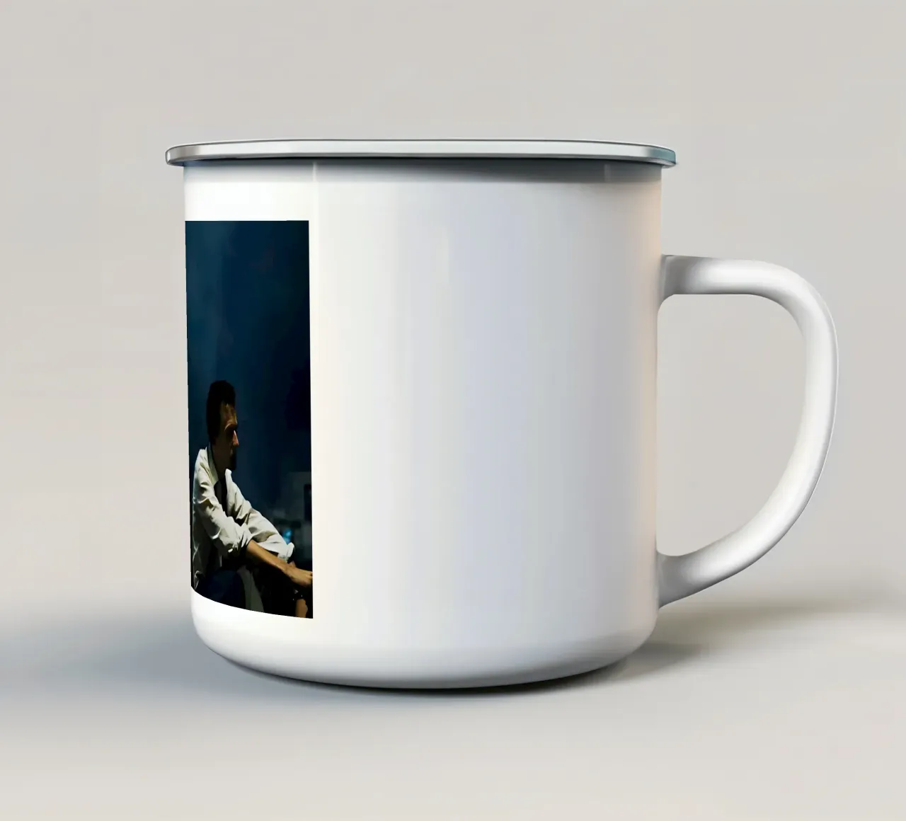 Tyler & Narator tazza in smalto da Low poly art