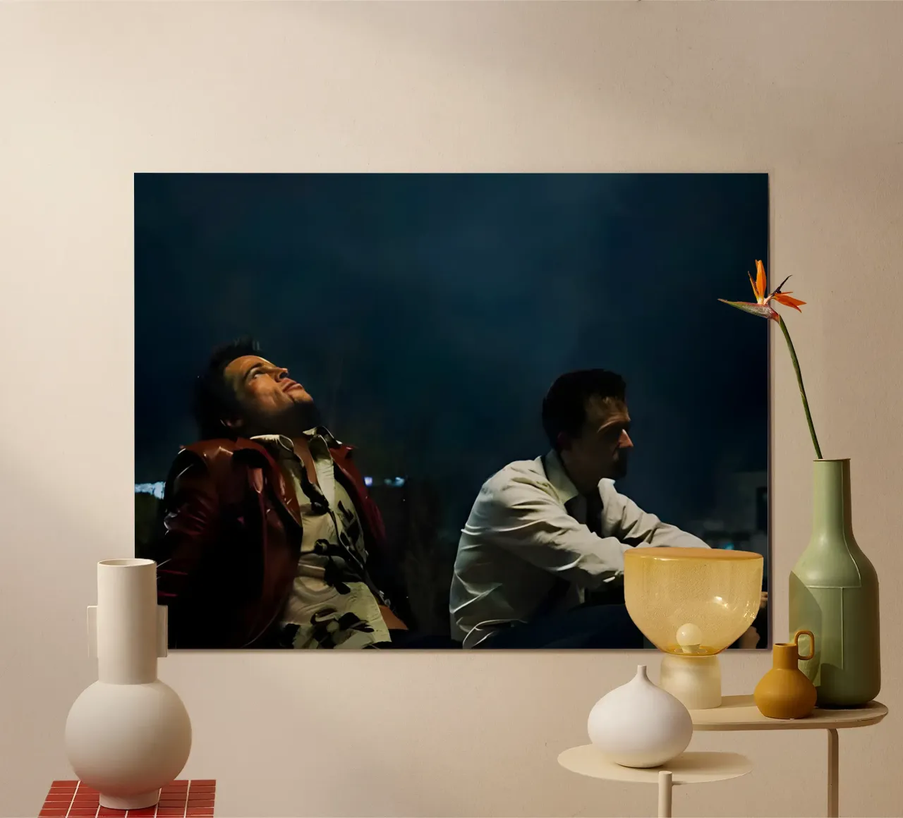 Tyler & Narator poster da Low poly art