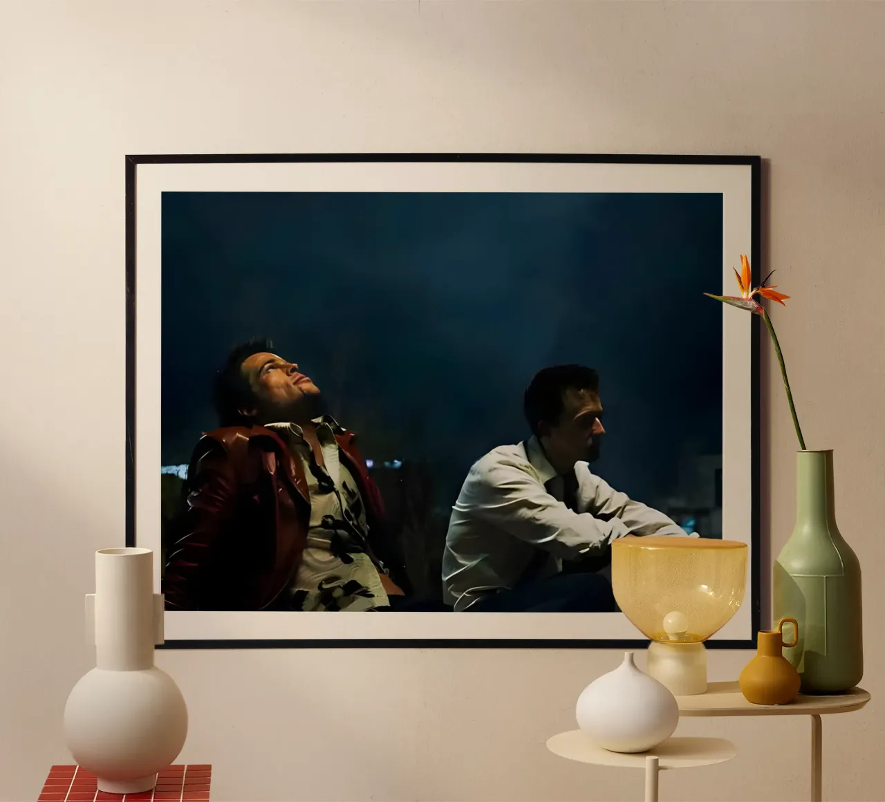 Tyler & Narator poster da Low poly art