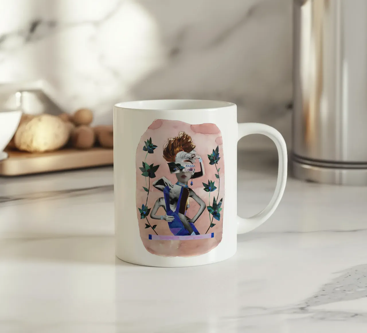Funky Monkey tazza in ceramica da Paperheartmixx