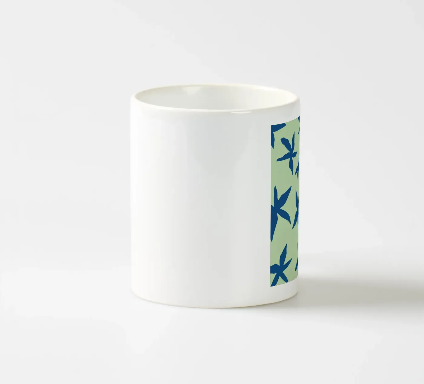 Botanical pattern 15 ceramic mug by Little Dean