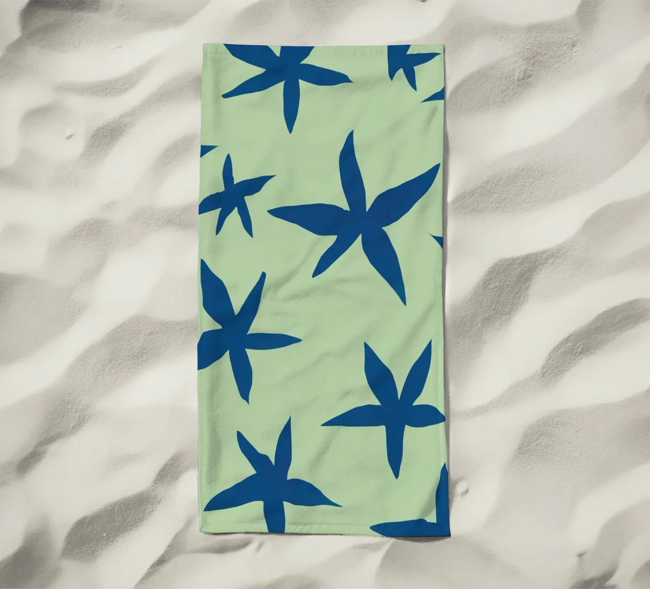 Motivo botanico 15 telo mare da Little Dean