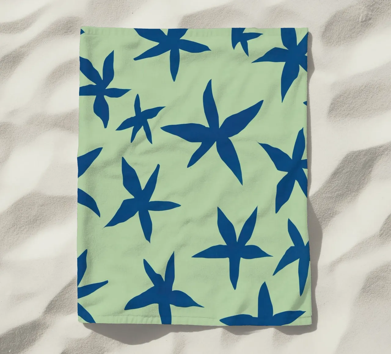 Motivo botanico 15 telo mare da Little Dean