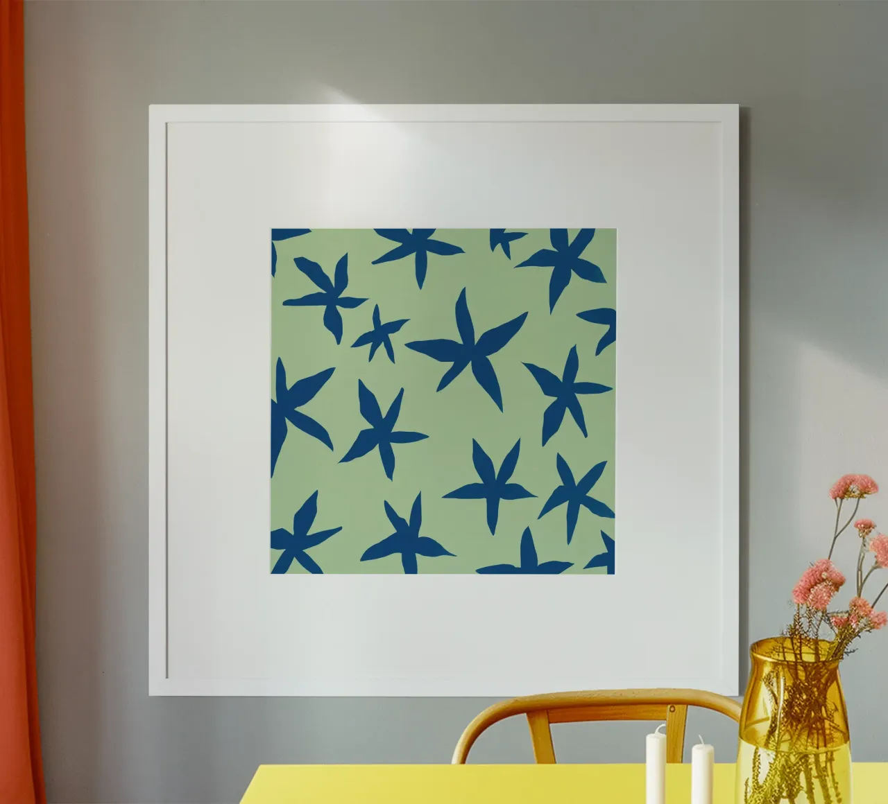 Botanical pattern 15 poster by Little Dean