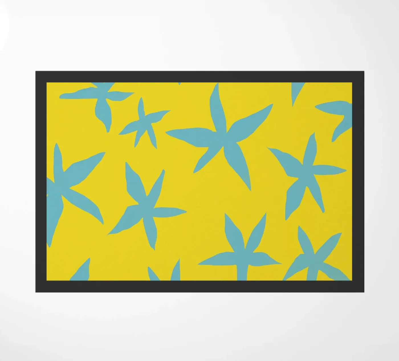 Botanical pattern 16 doormat by Little Dean