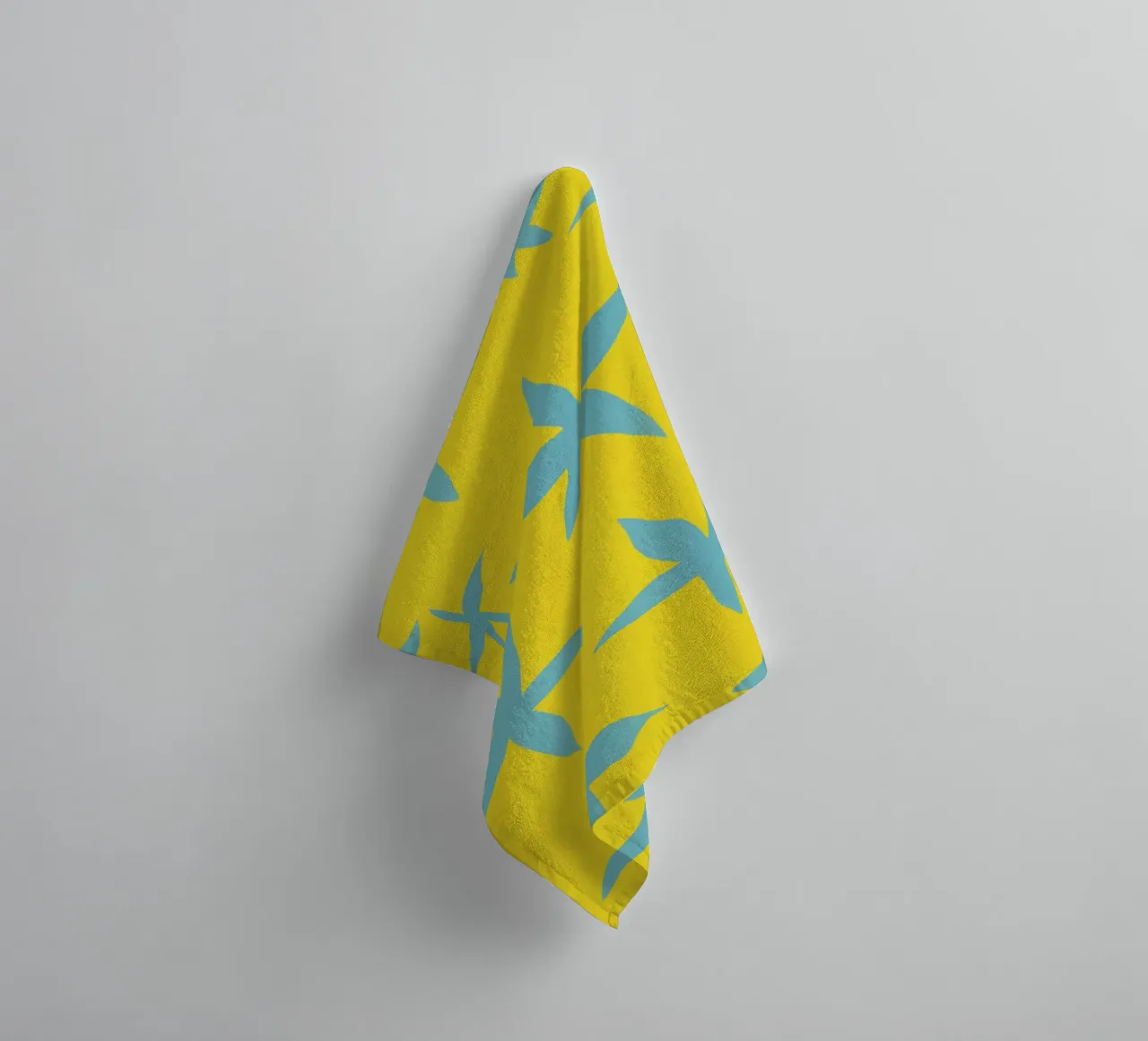 Botanical pattern 16 towel by Little Dean