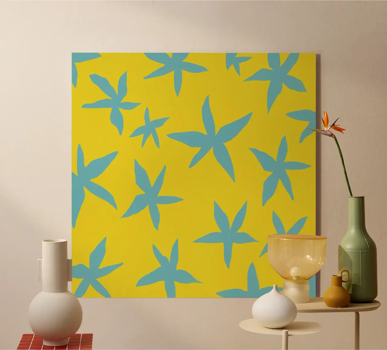 Botanisches Muster 16 Acryl-Glas von Little Dean