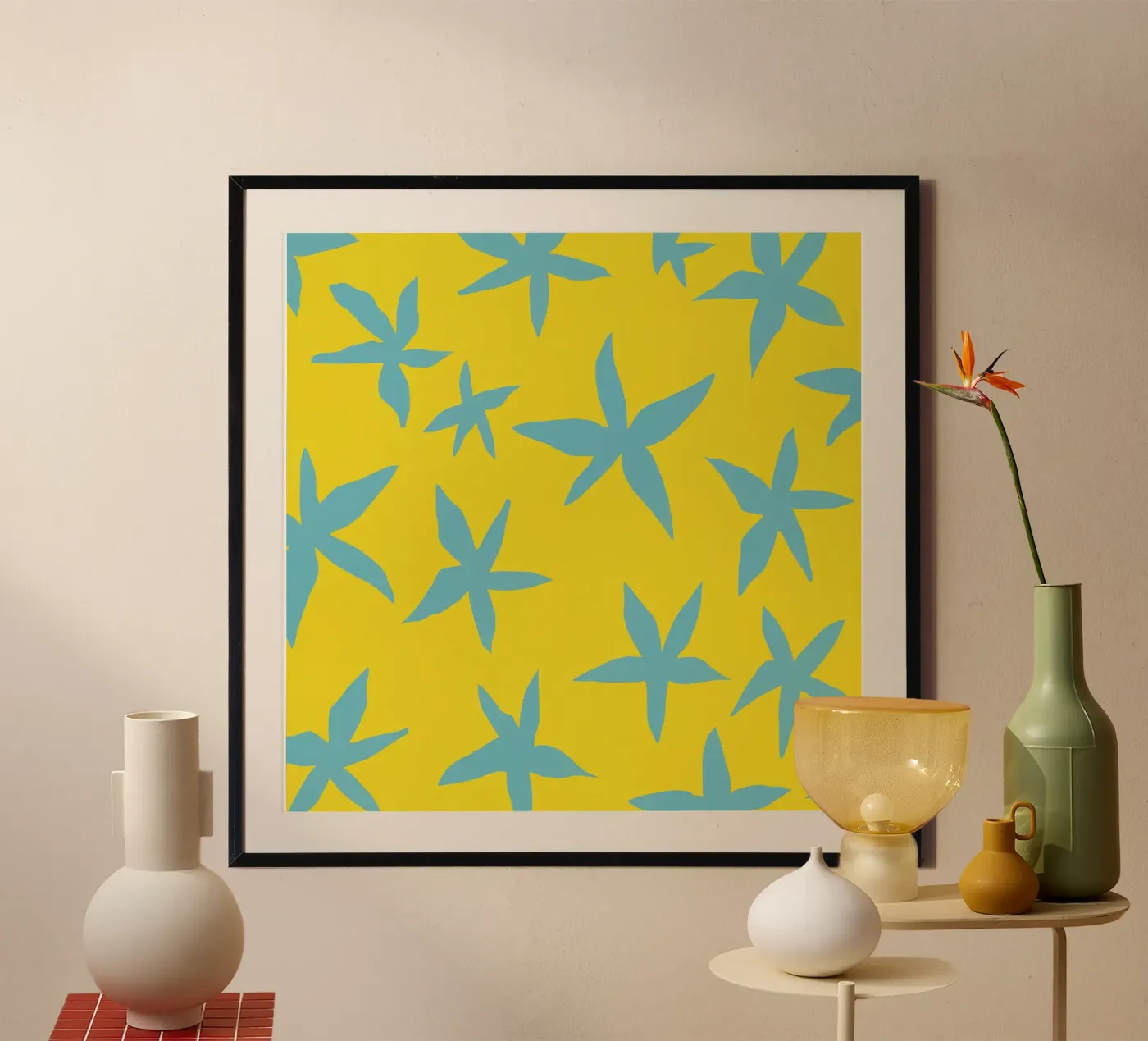 Botanical pattern 16 poster by Little Dean