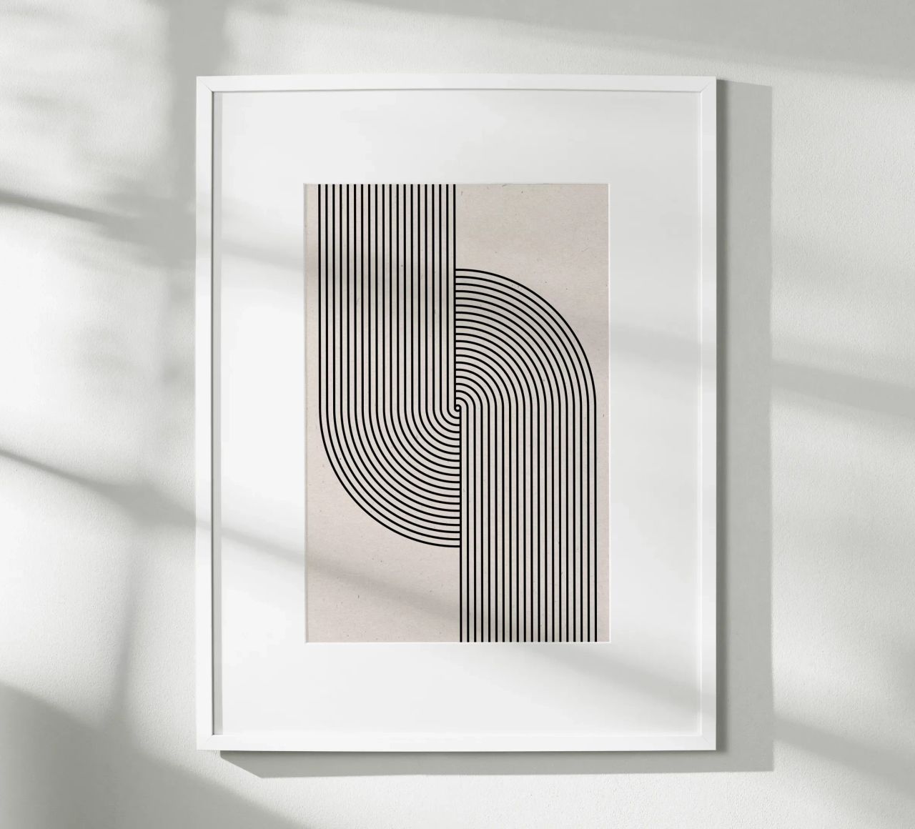 Mid Century Modern Composition poster by The Miuus Studio
