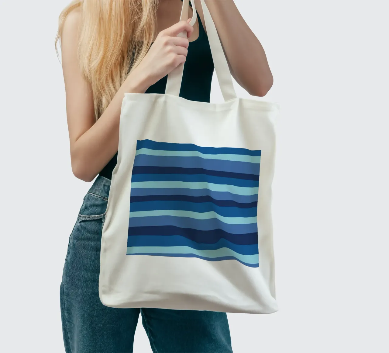 Le strisce di colore erano 10 borsa in juta da Little Dean