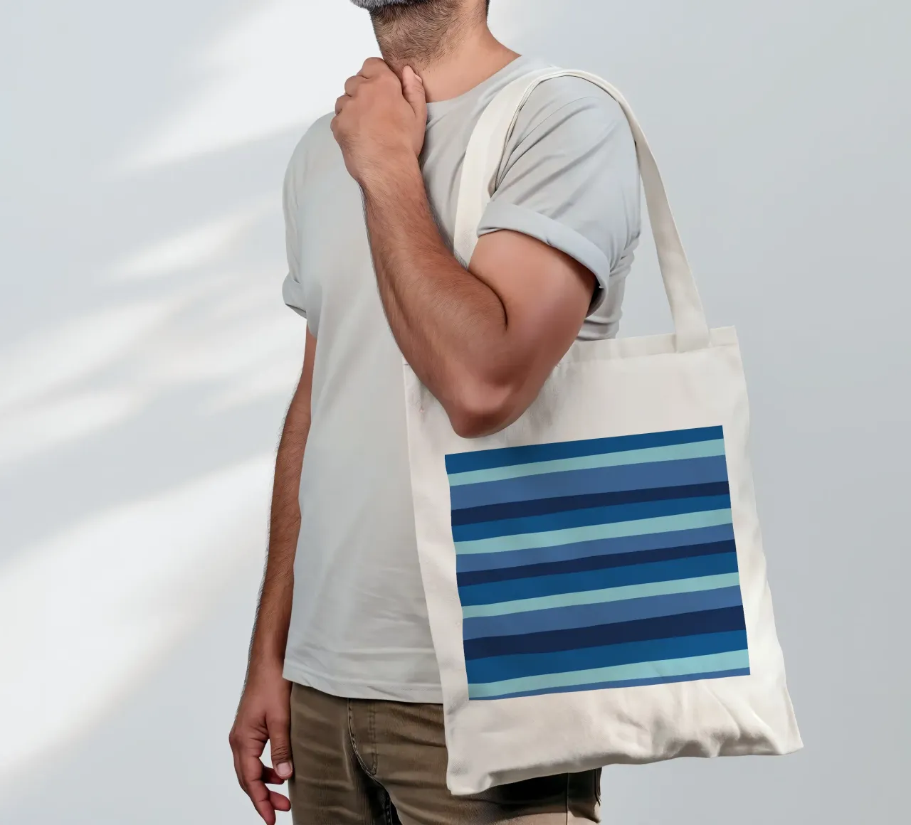 Le strisce di colore erano 10 borsa in juta da Little Dean