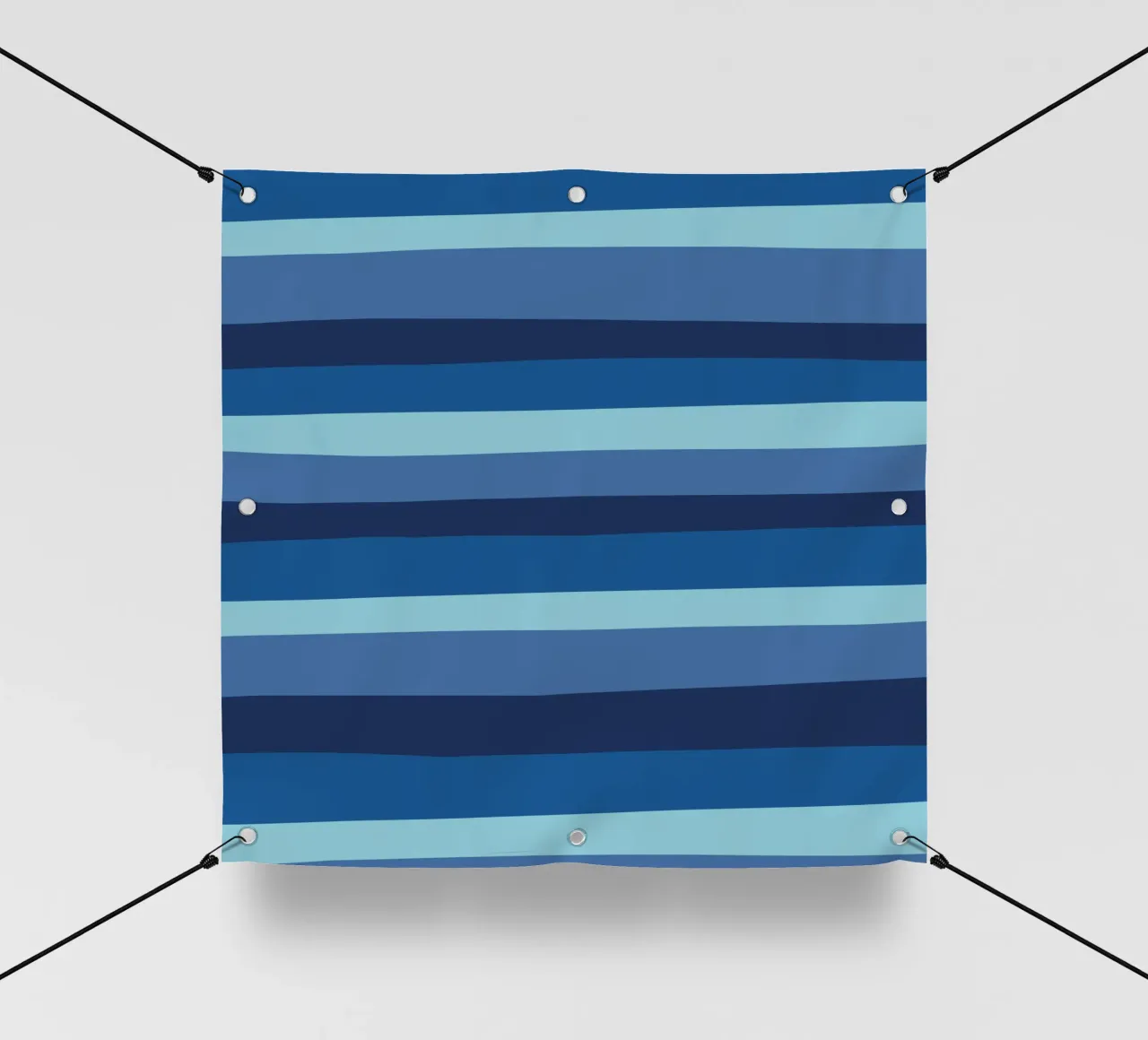 Le strisce di colore erano 10 telo in pvc da Little Dean