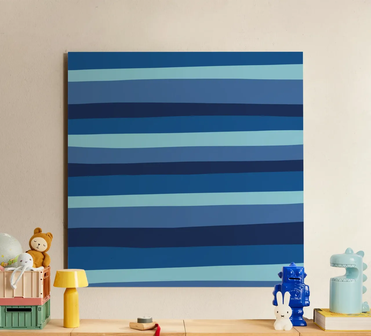 Le strisce di colore erano 10 alluminio dibond da Little Dean