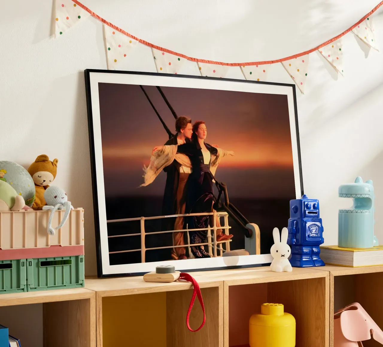 "Im the King of the World" poster da Low poly art