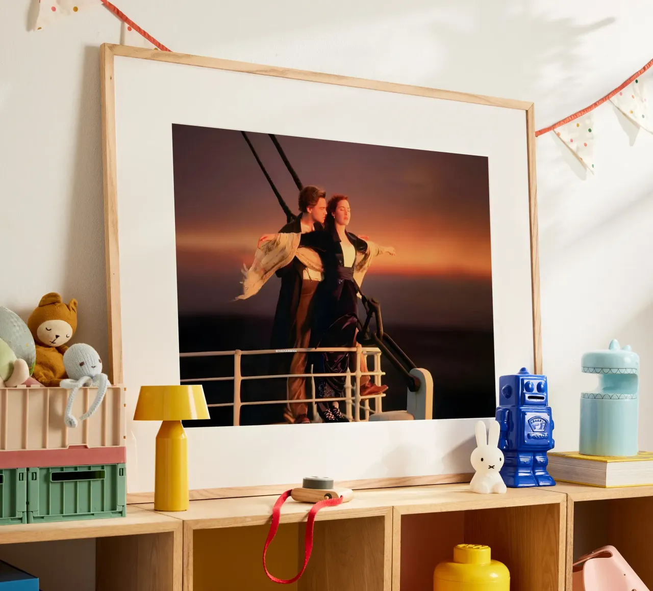 "Im the King of the World" poster da Low poly art