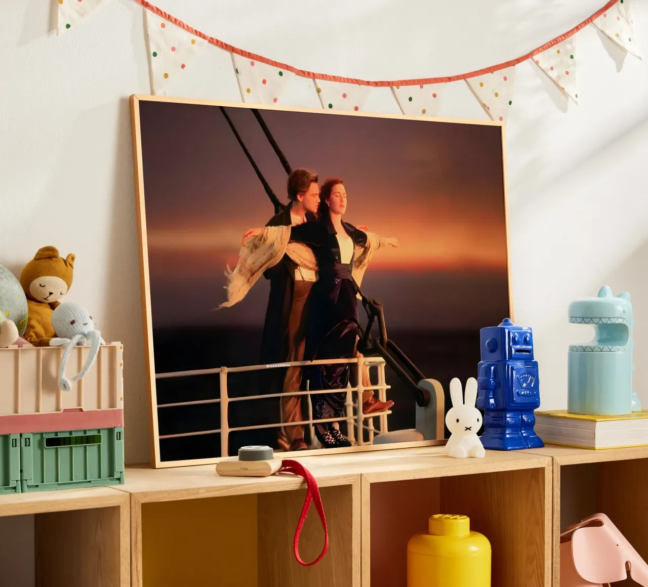 "Im the King of the World" poster da Low poly art