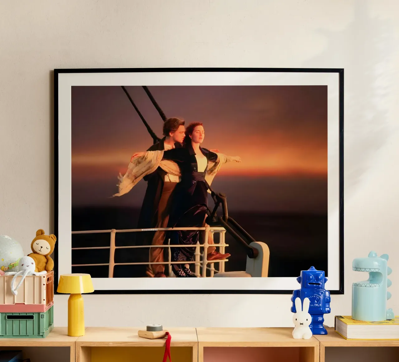 "Im the King of the World" poster da Low poly art