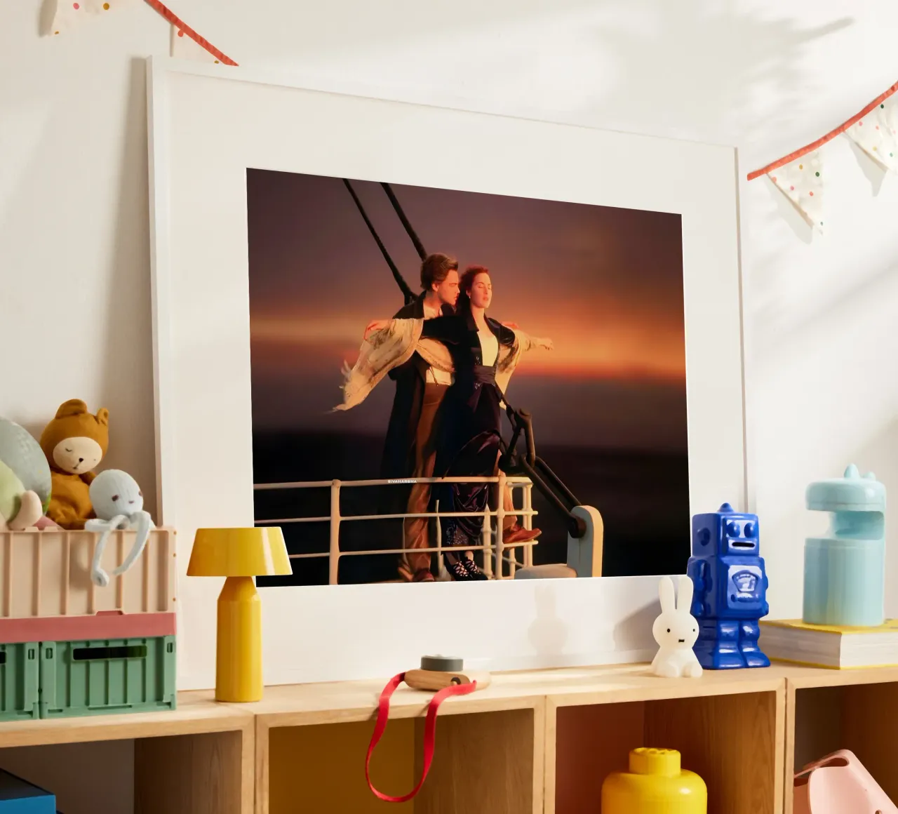 "Im the King of the World" poster da Low poly art