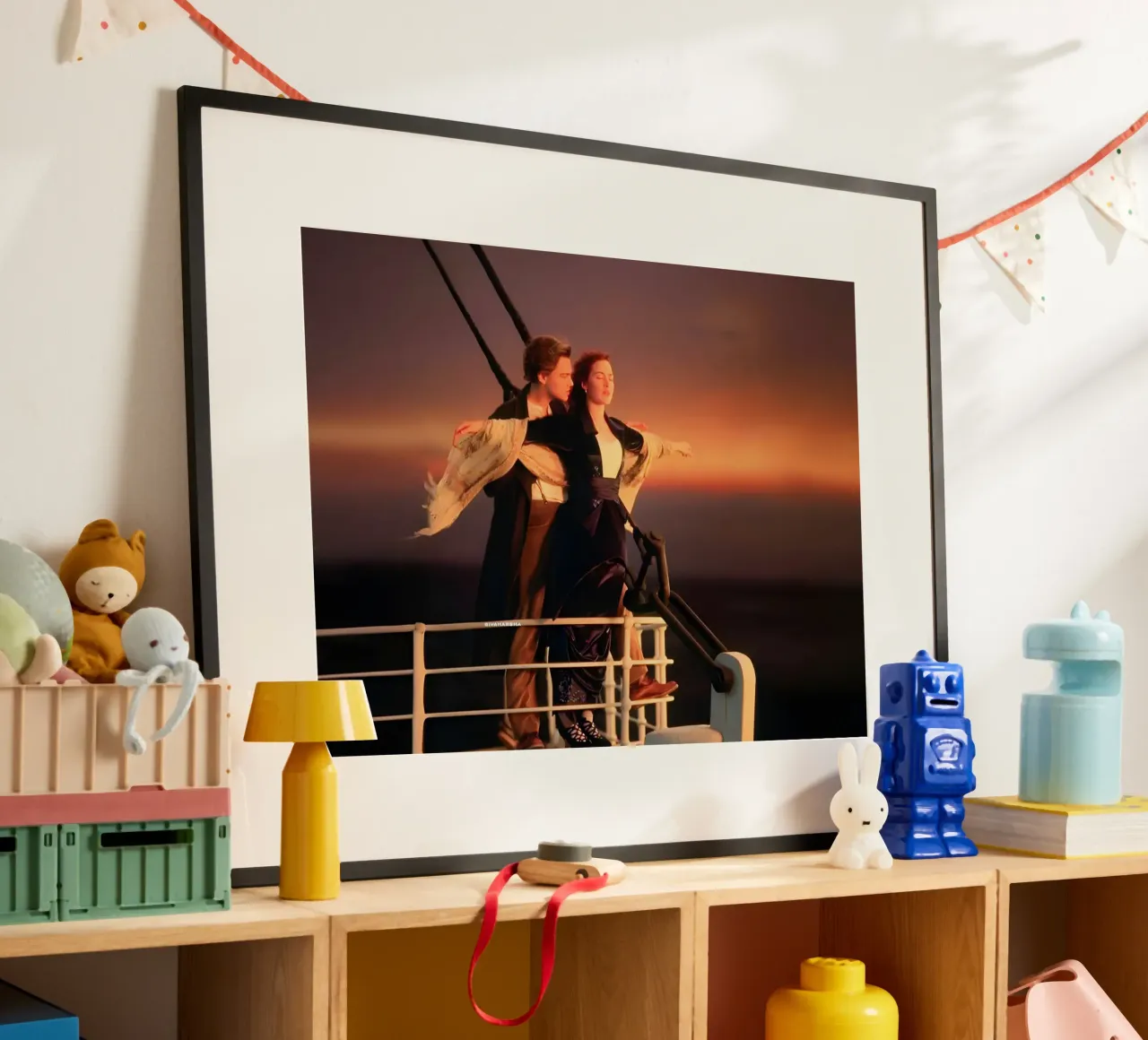 "Im the King of the World" poster da Low poly art