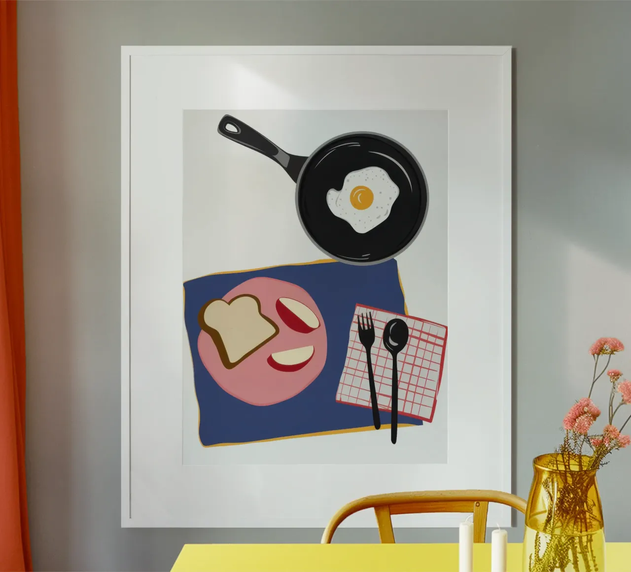 Breakfast Deconstructed poster by Nova Glaze
