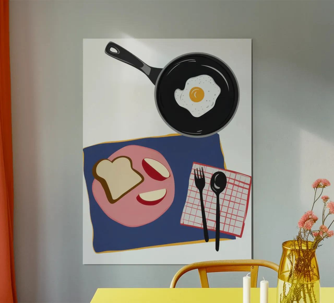 Breakfast Deconstructed poster by Nova Glaze