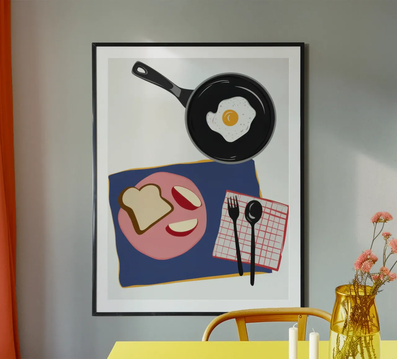 Breakfast Deconstructed poster by Nova Glaze