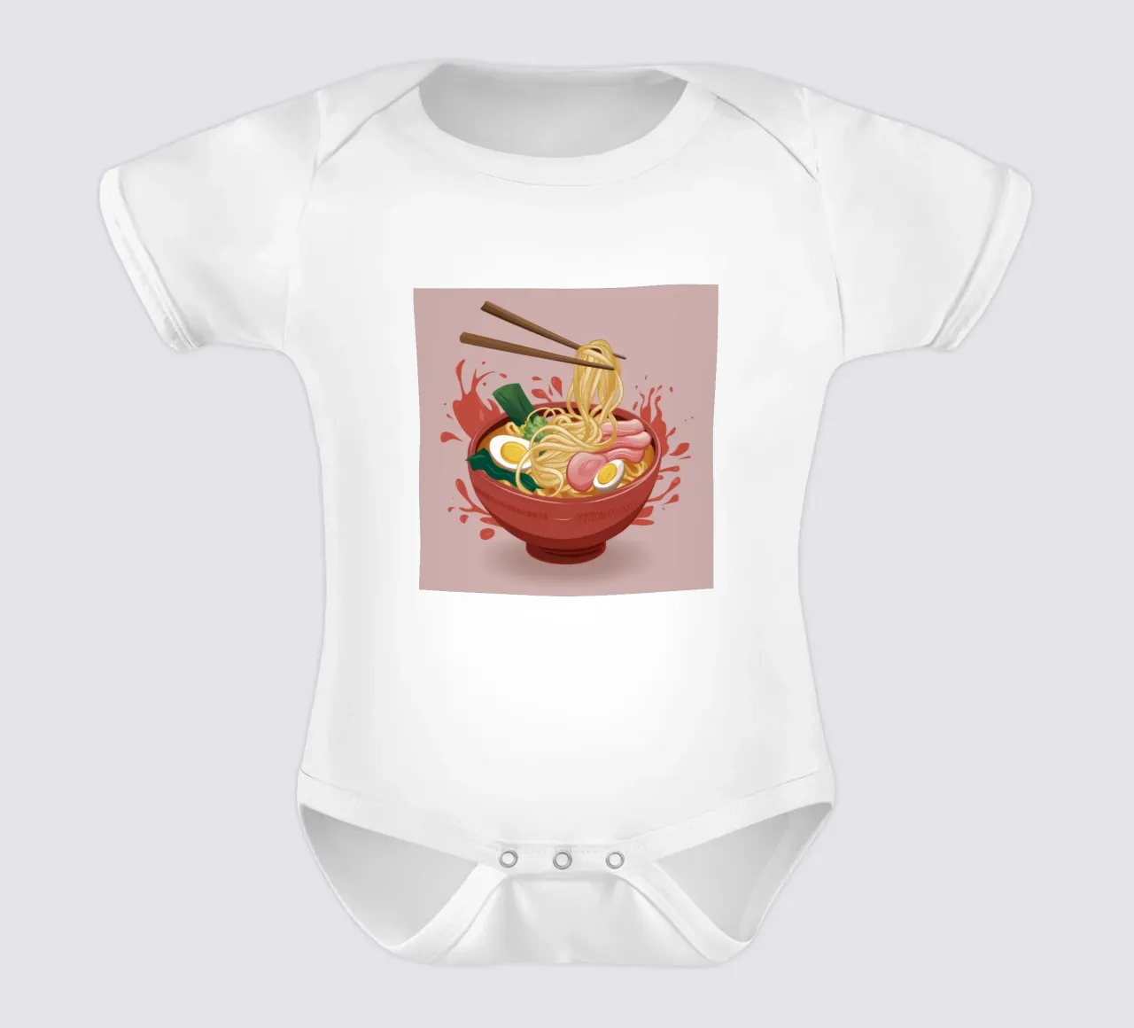 Explosive Ramen Splash Kurzarm Babybody von Snow Mist