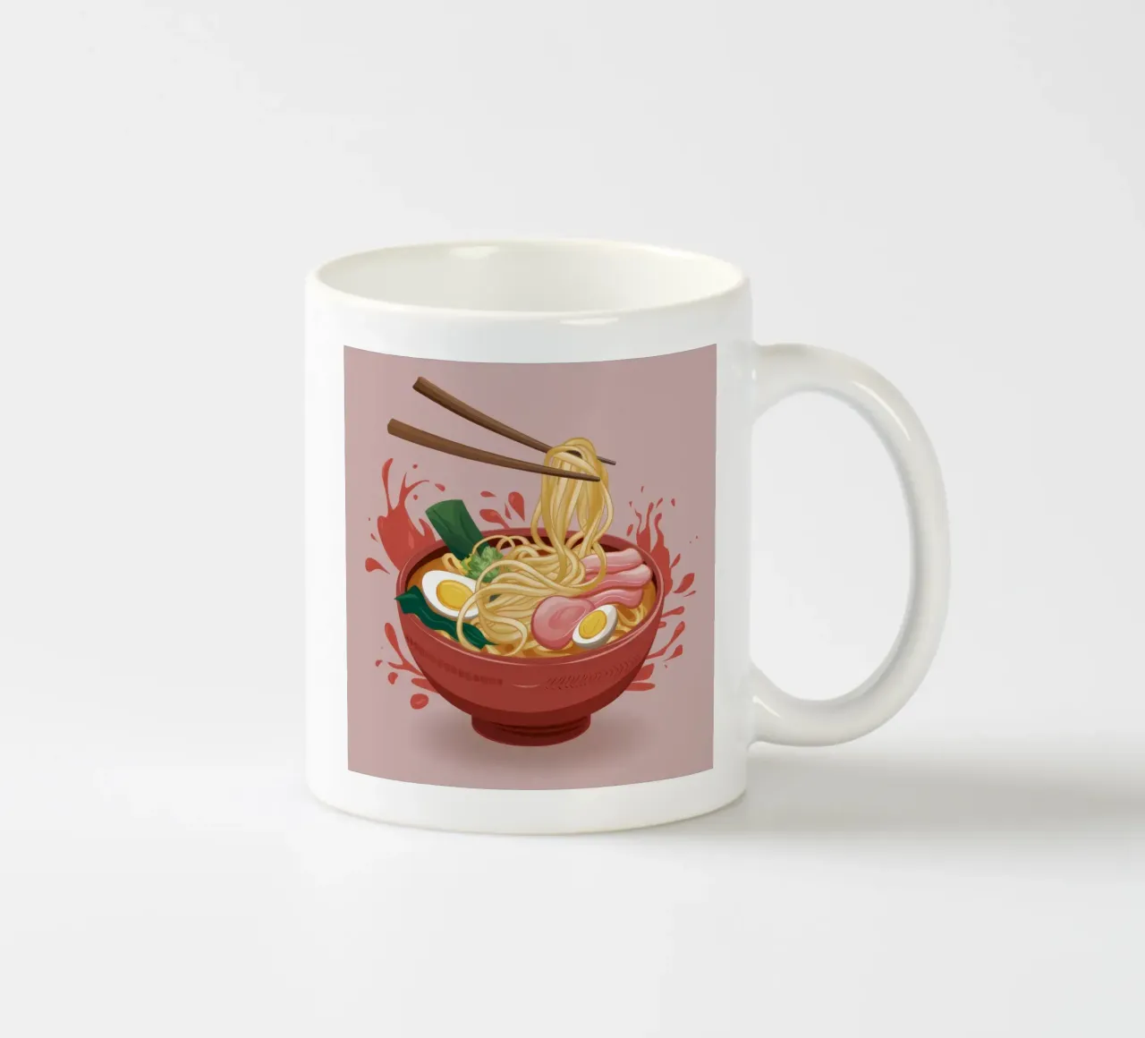 Explosieve Ramen Splash keramische mok van Snow Mist