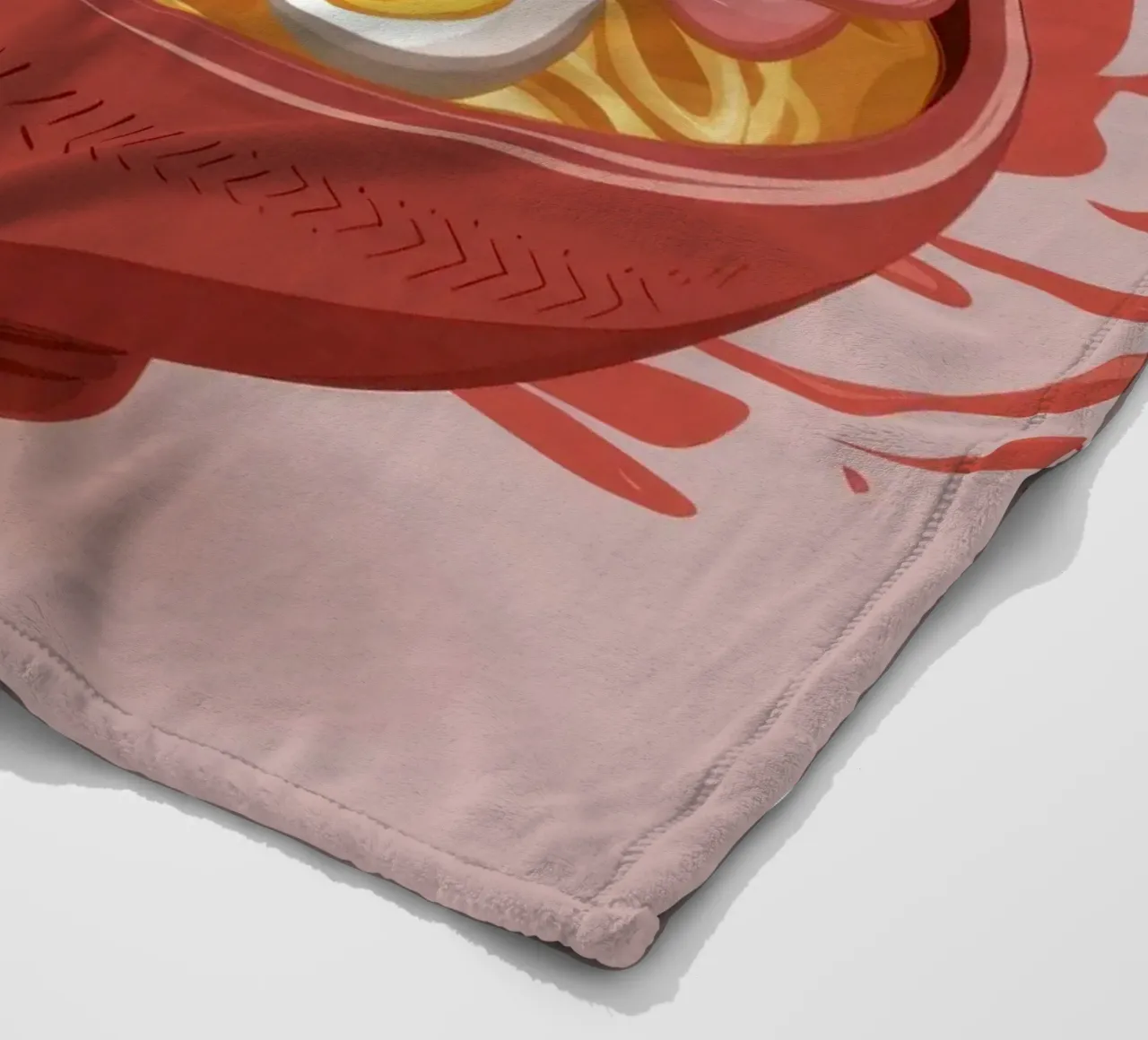 Explosive Ramen Splash Fleecedecke von Snow Mist