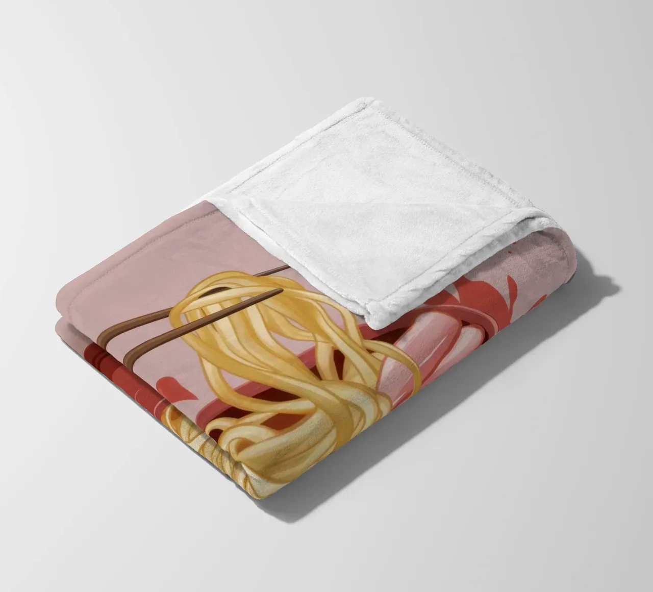 Explosive Ramen Splash Fleecedecke von Snow Mist