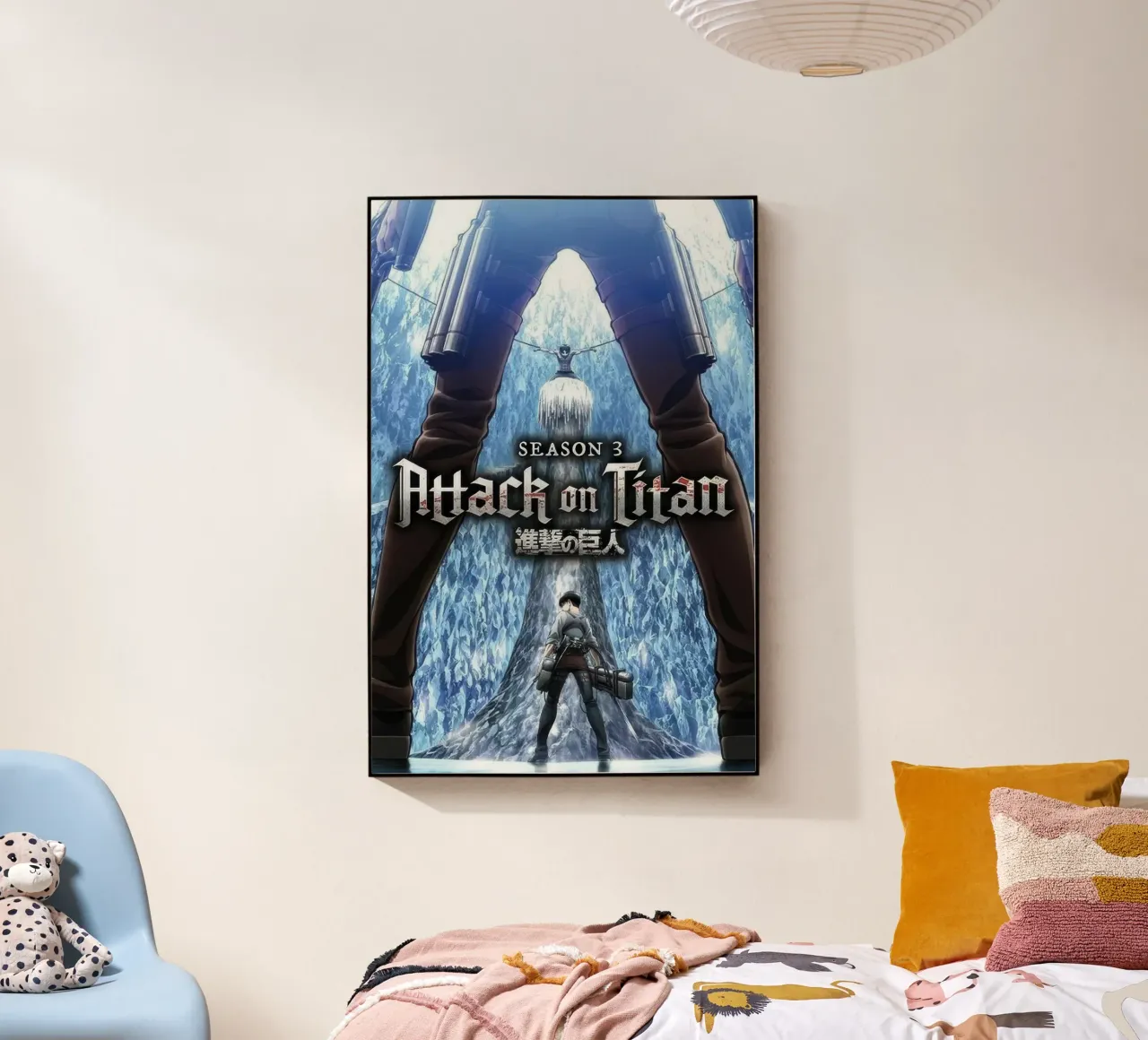 Attack On Titan - Key Art Staffel 3 Acryl-Glas von Junior Harrington