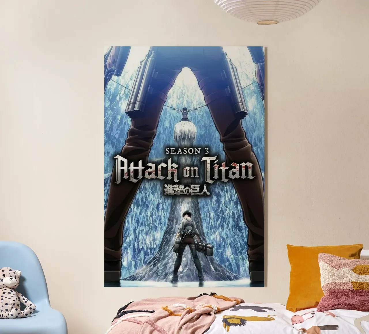 Attack On Titan - Key Art Stagione 3 plexiglass da Junior Harrington