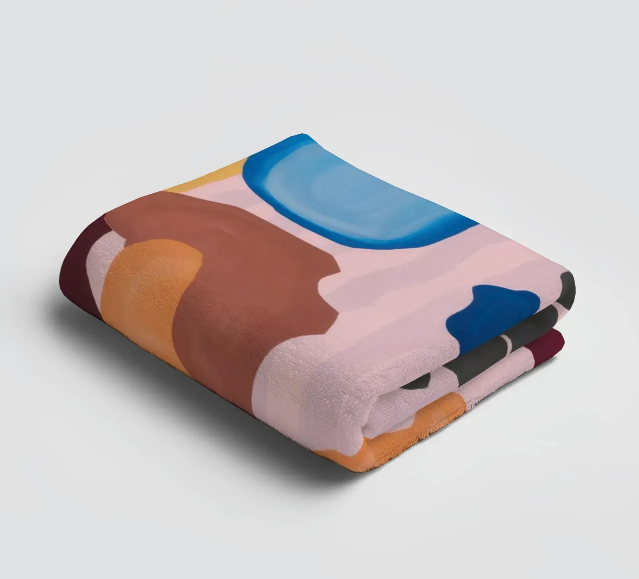 Abstract Bodily Forms towel by Snow Mist