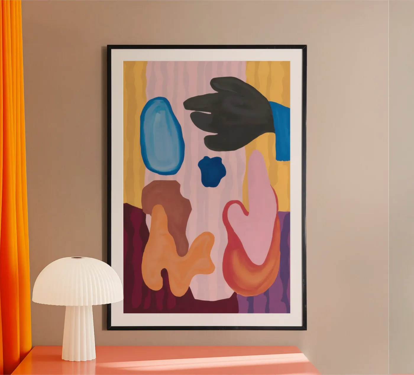 Forme corporee astratte poster da Snow Mist