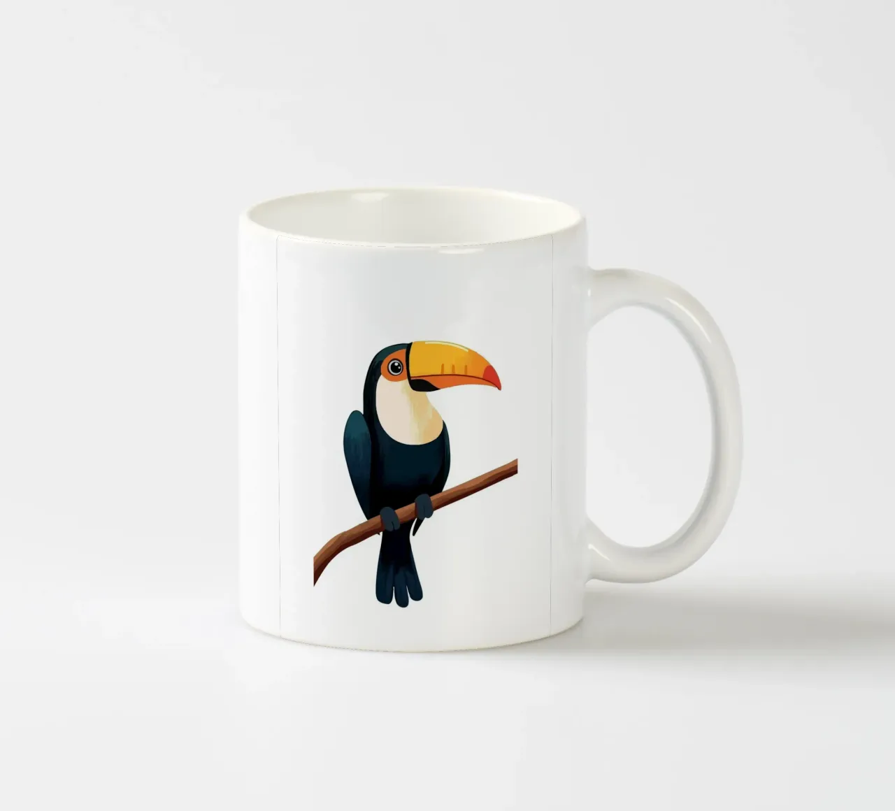 Toucan Bird tazza in ceramica da Musadad Shop