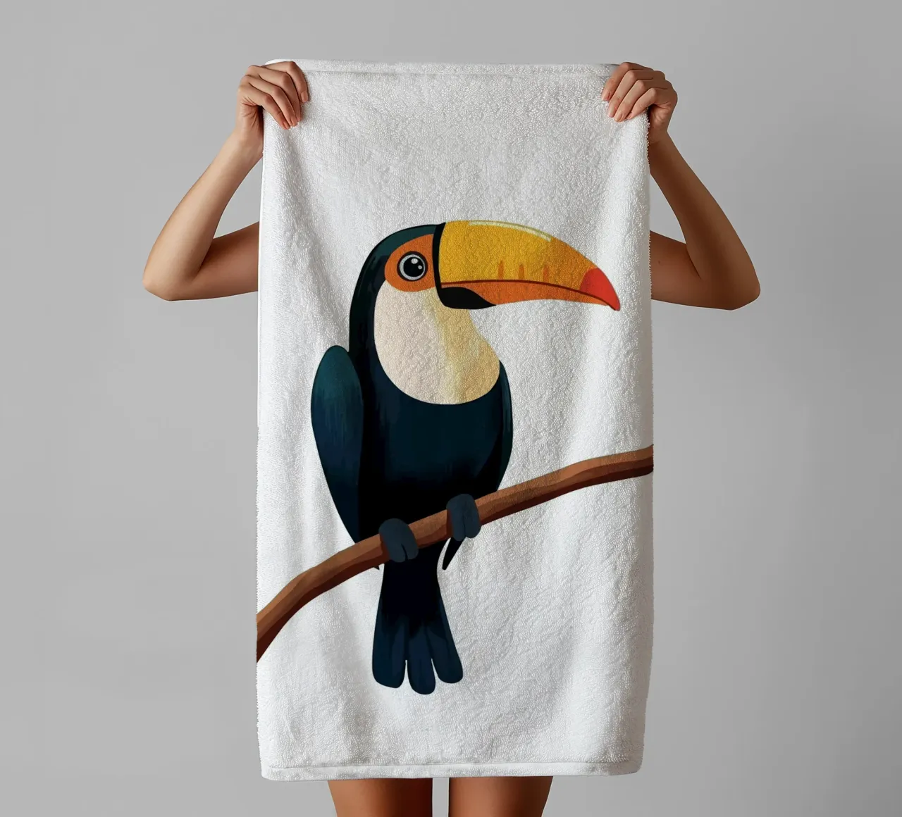 Toucan Bird asciugamano da bagno da Musadad Shop