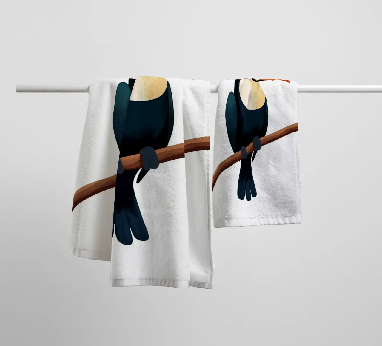 Toucan Bird asciugamano da bagno da Musadad Shop