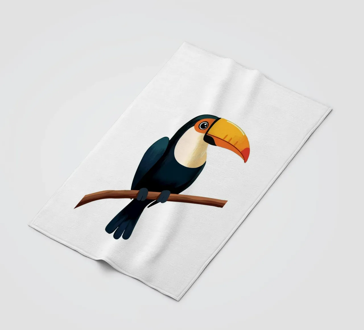 Toucan Bird coperta in pile da Musadad Shop