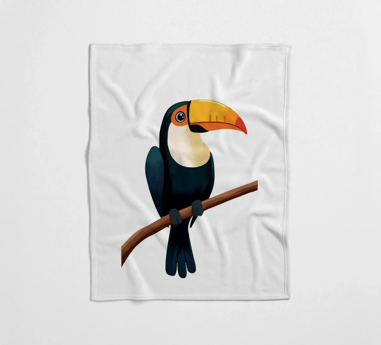 Toucan Bird coperta in pile da Musadad Shop