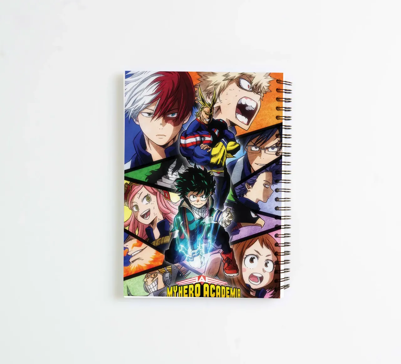 My Hero Academia - Characters Mosaic spiral notebook by Junior Harrington