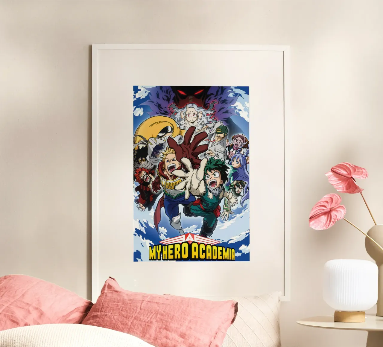 My Hero Academia - Raggiungere poster con telaio in alluminio da Junior Harrington