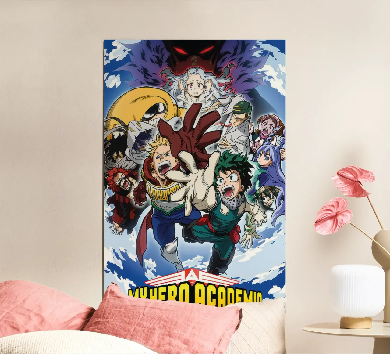 My Hero Academia - Raggiungere poster con telaio in alluminio da Junior Harrington