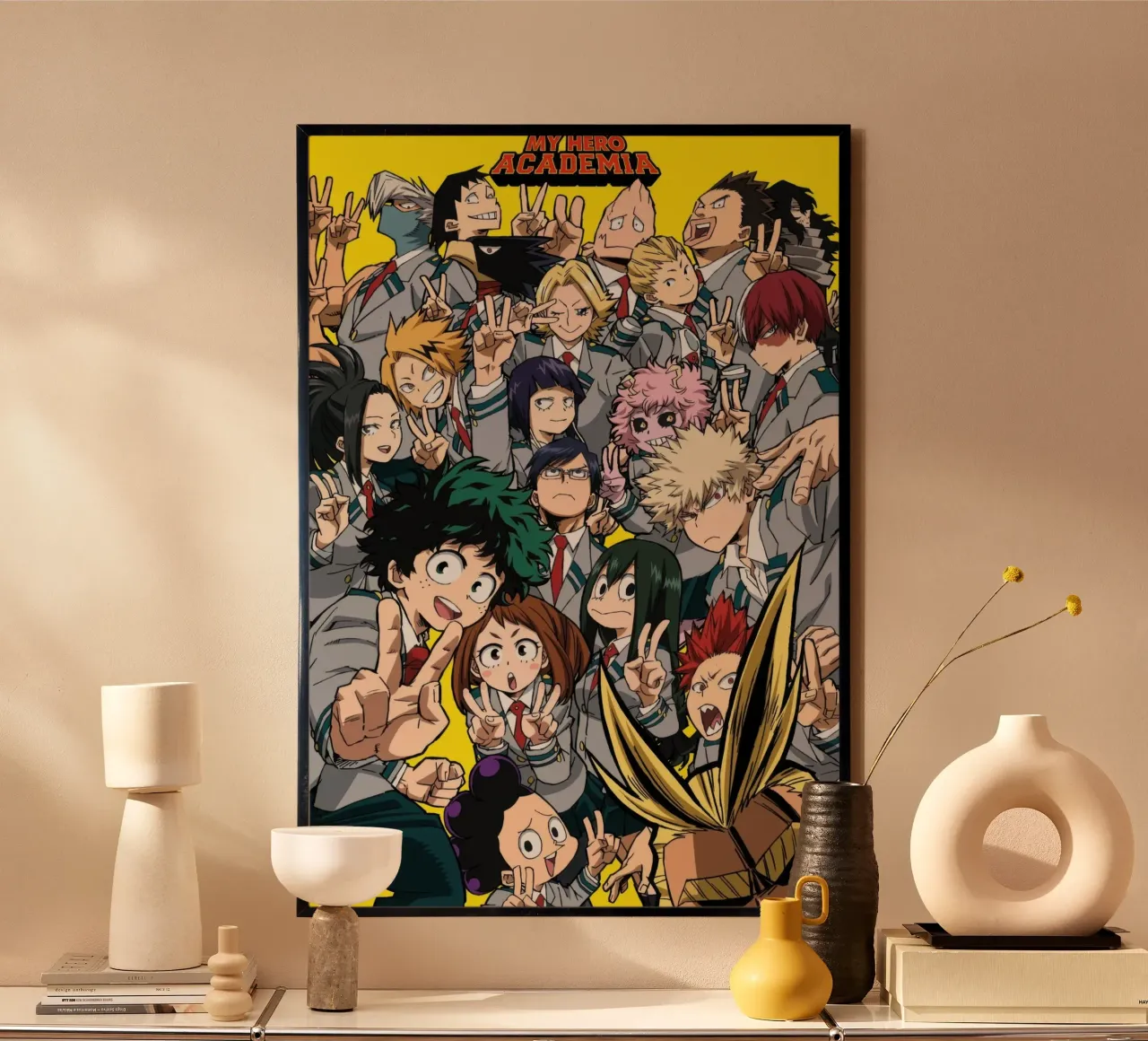 My Hero Academia - Selfie poster con telaio in plastica da Junior Harrington