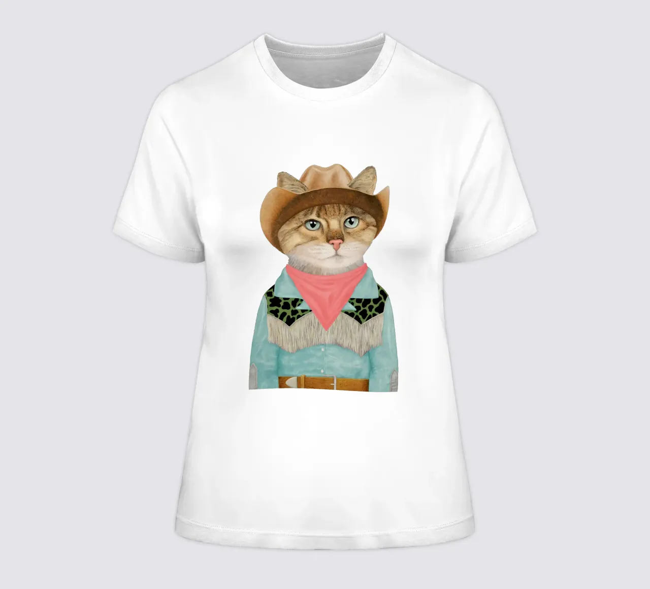 Ranch Kitten women's fitted t-shirt by Animal Crew