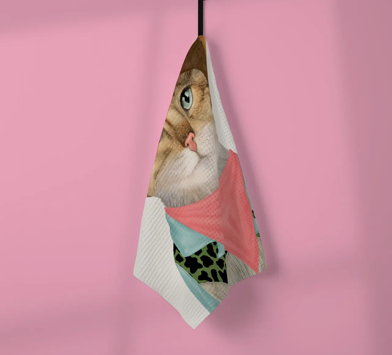 Ranch Kitten tea towel by Animal Crew