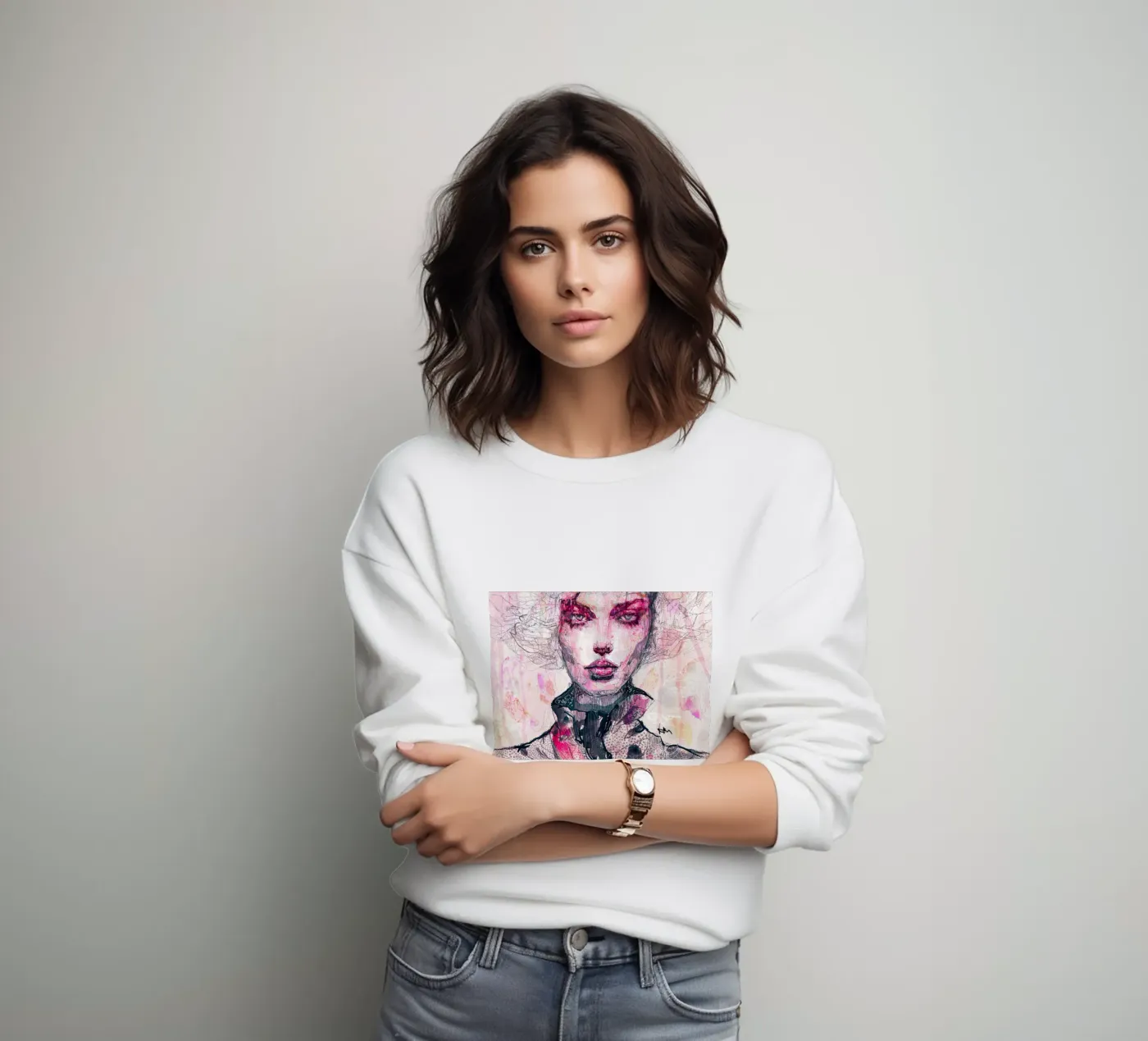 dazed sweatshirt by Giulio Iurissevich