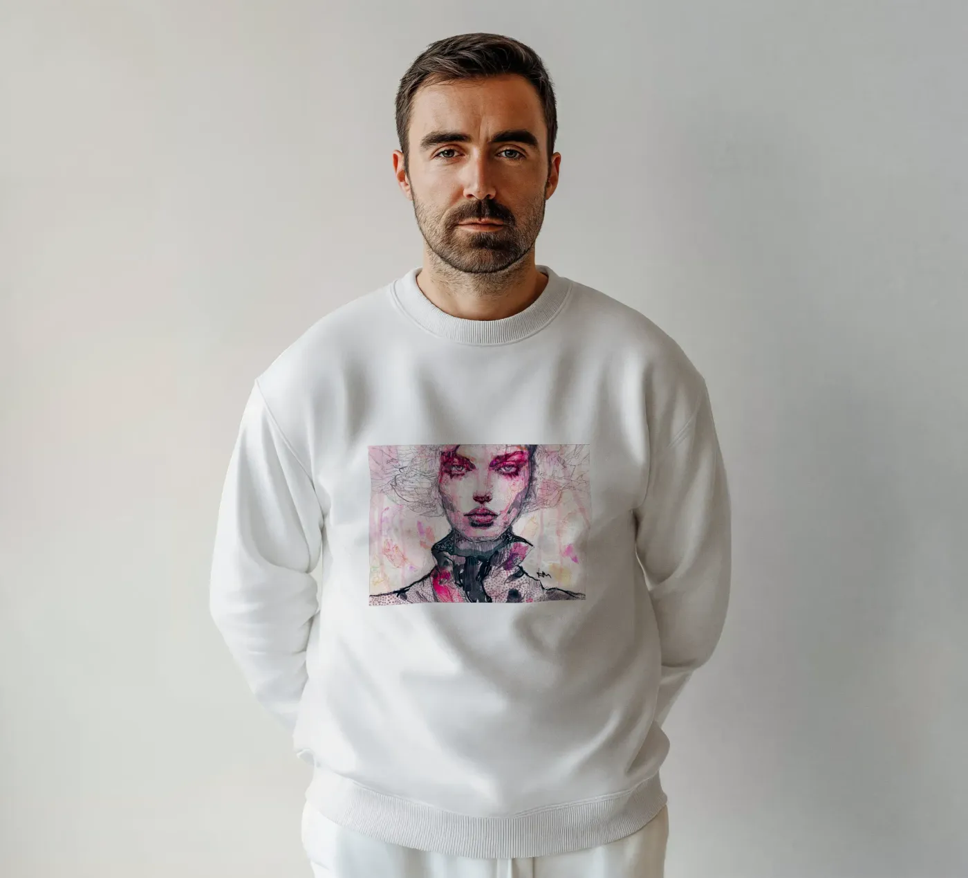 dazed sweatshirt by Giulio Iurissevich